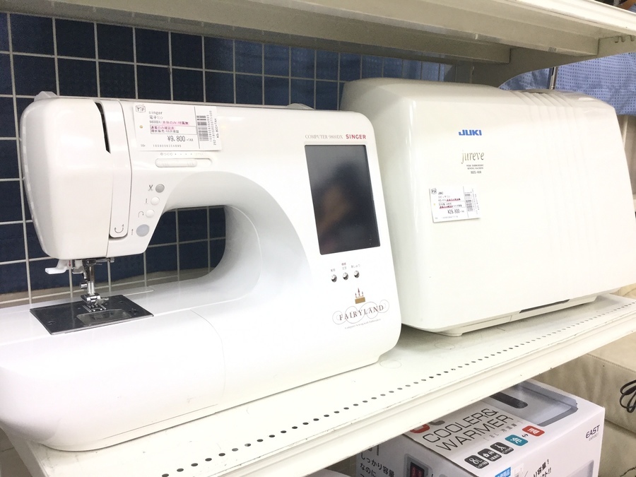 ハンドメイド作業の効率アップ！JUKI（ジューキ）のミシンが入荷です