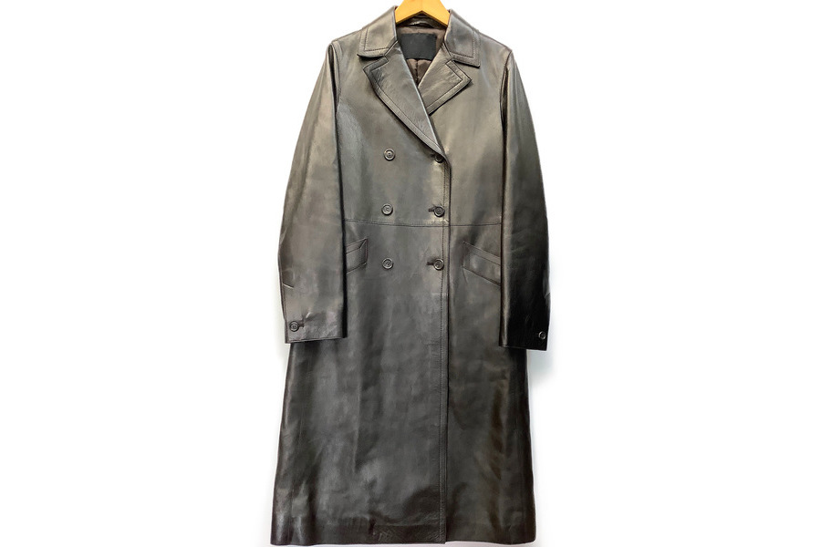 スマホで購入】PRADA (プラダ )レザーコート入荷【越谷店