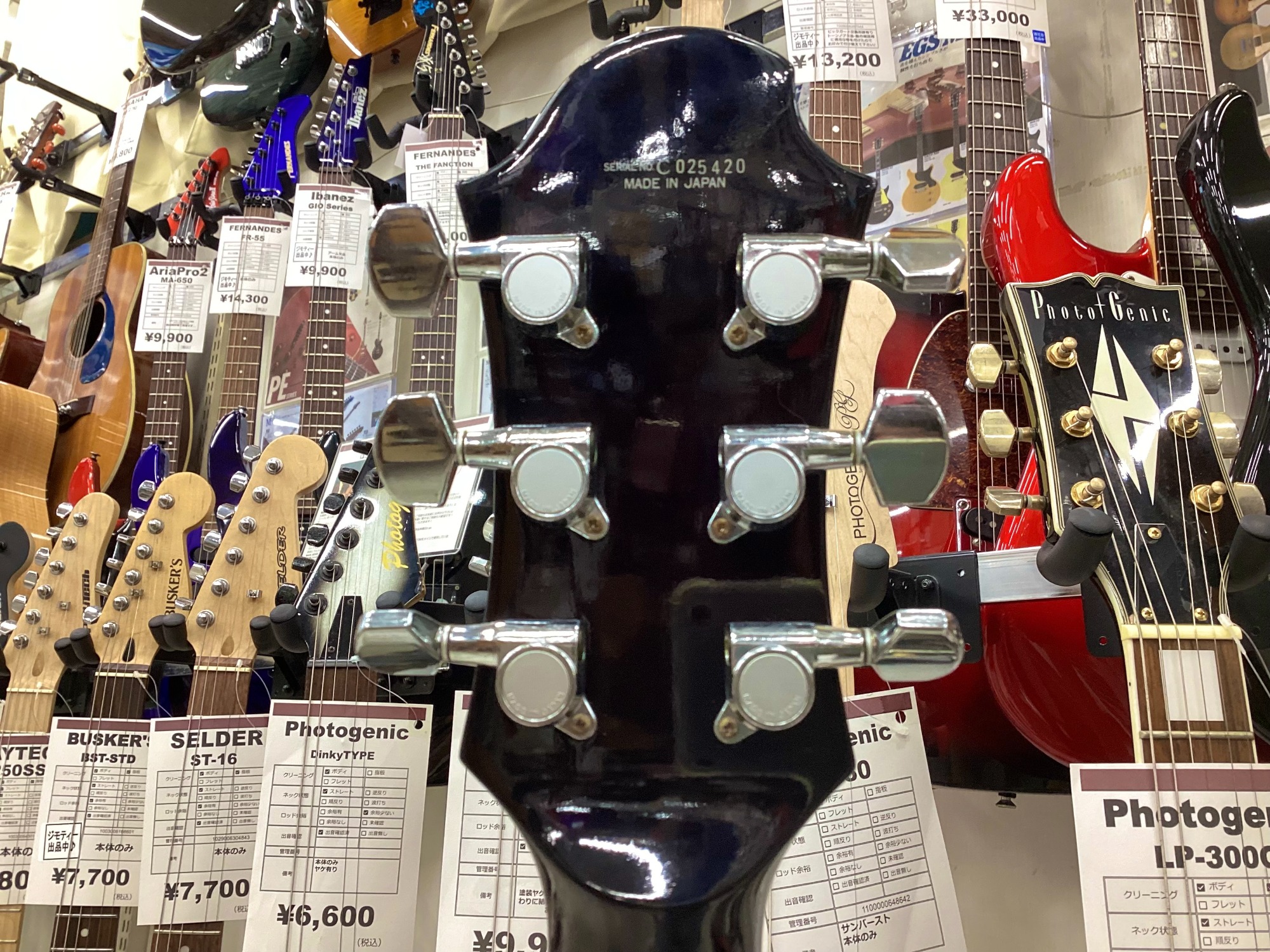 ジャパニーズヴィンテージ Greco レスポール77年製 レフティ