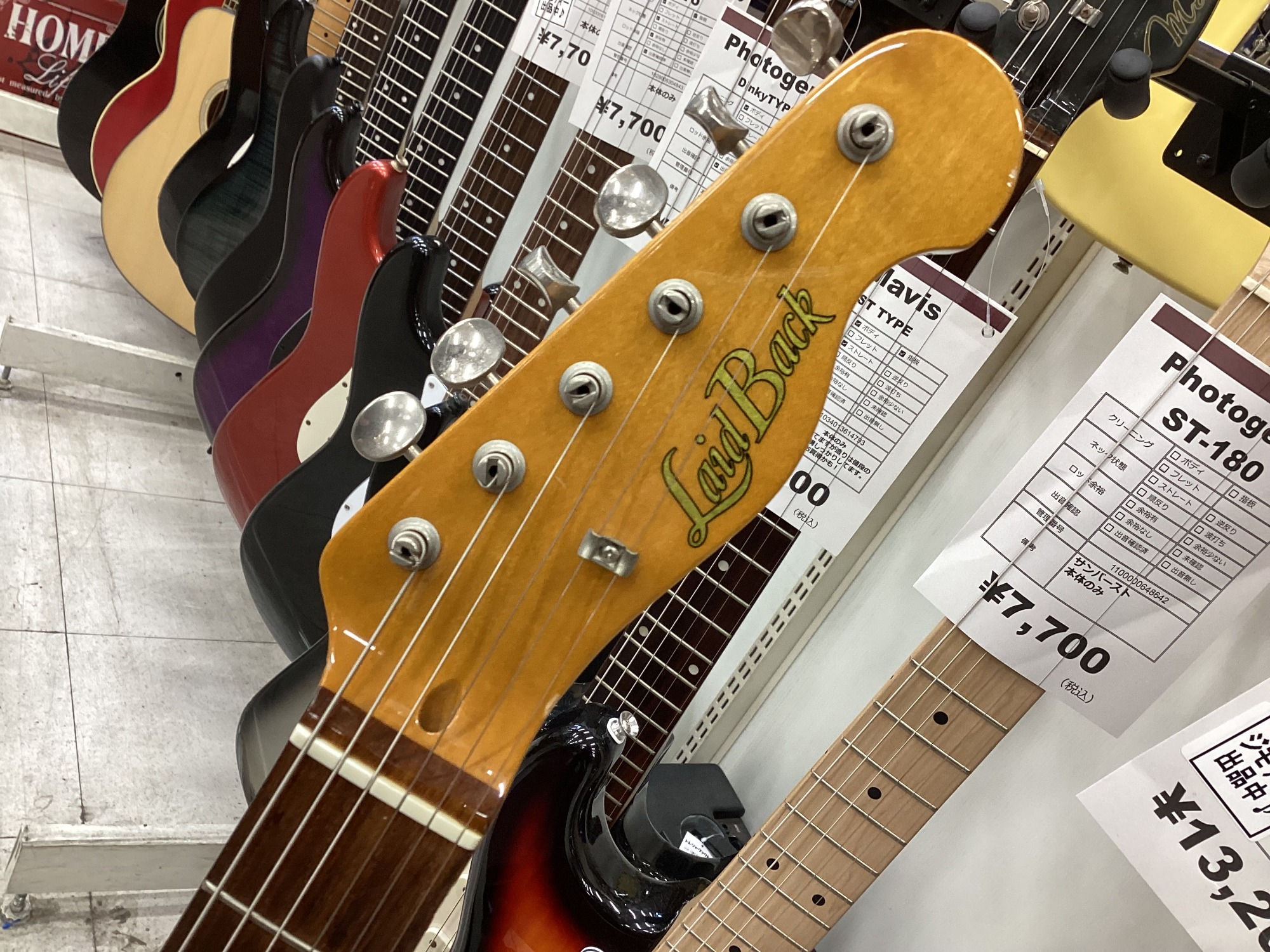 中古楽器】LaidBack TE-400テレキャスタイプ☆セットアップ済みで