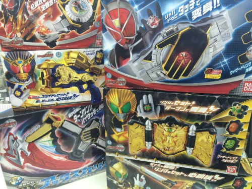 仮面ライダーのおもちゃ