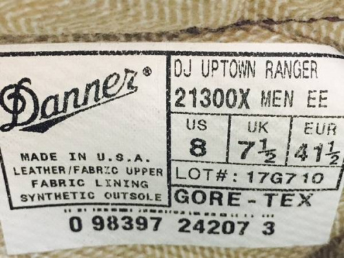 DANNERの越谷・春日部近辺古着入荷情報