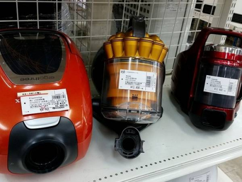 生活家電の掃除機