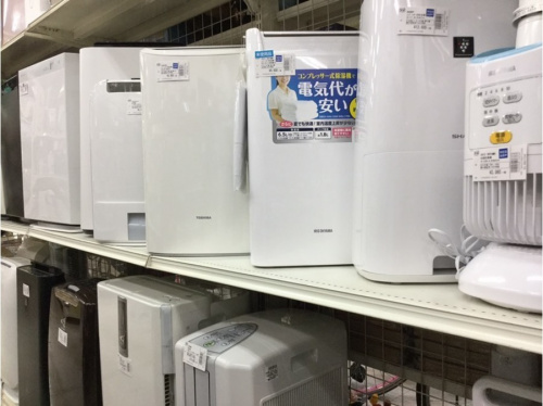 生活家電の除湿器