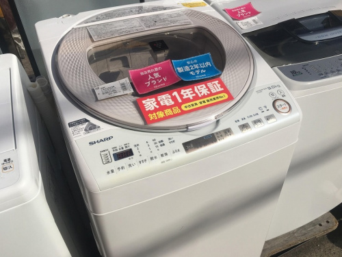 生活家電の洗濯機