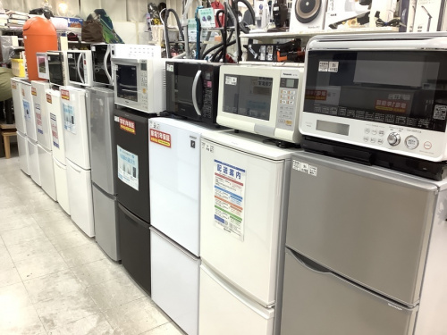 大型冷蔵庫の洗濯機