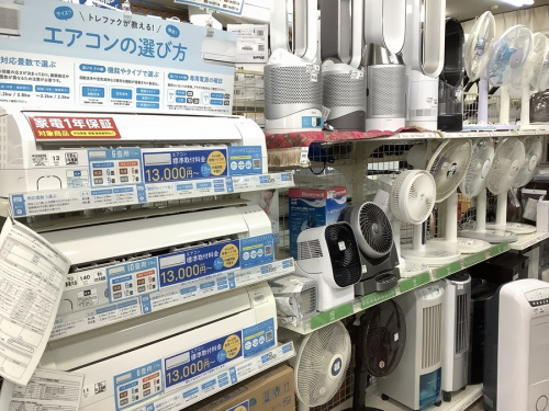 季節家電のエアコン