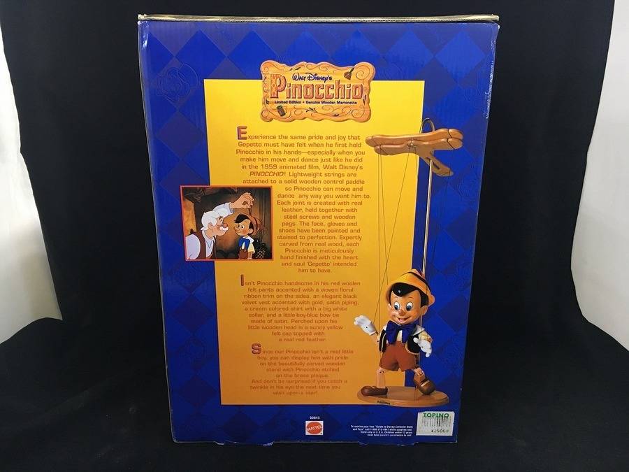世界500体限定 マテル社 ピノキオ 木製マリオネット 買取入荷致しまし 