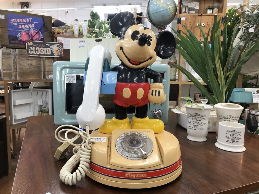 アンティークなミッキーマウス電話機のご紹介！【足立西新井店】｜2021 