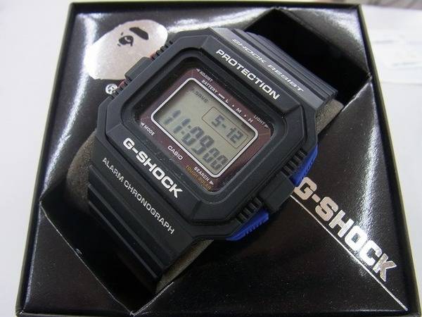 G-SHOCK × A BATHING APE 1000本限定コラボ腕時計 買取入荷です ...