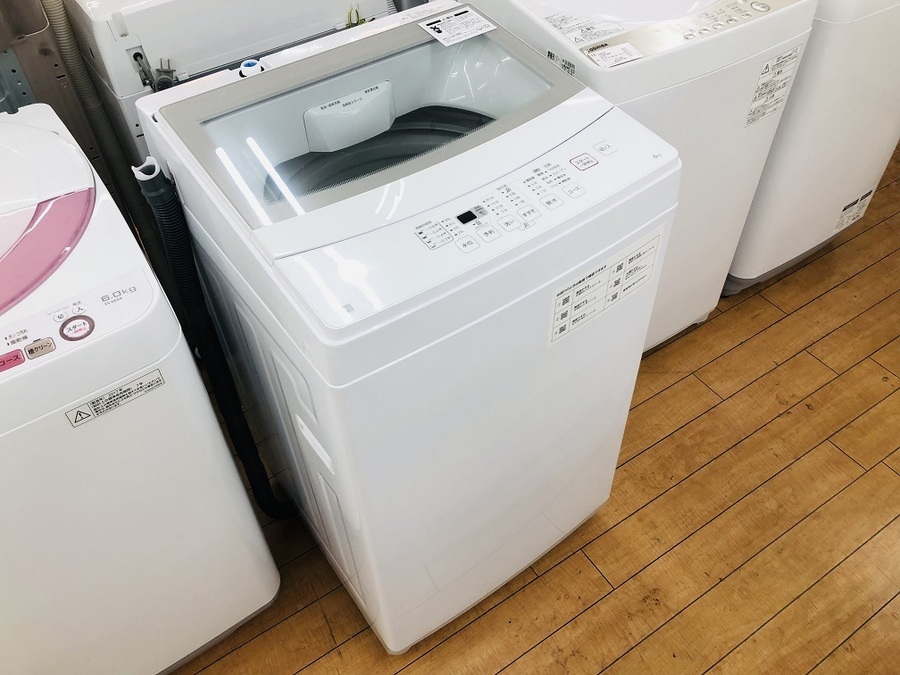 高年式 洗濯機 2020年製 6kg NTR60 ガラストップ ニトリ 札幌市 北区
