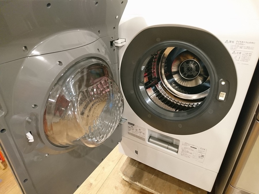 F1248【送料込み◎早い者勝ち！高年式】SHARP ドラム式洗濯機プラズマクラスター