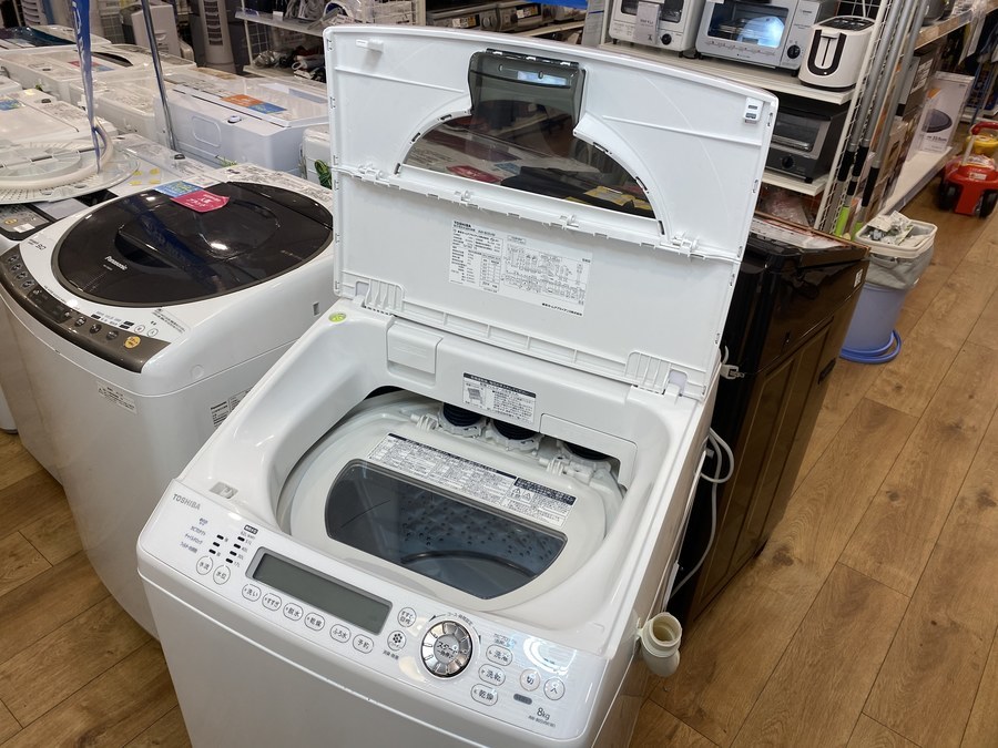 TOSHIBA(トウシバ)全自動洗濯機（AW-80SVM）が買取入荷致しました 