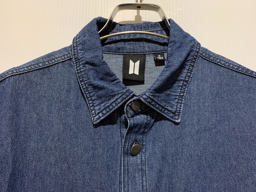 BTS RM【indigo】DENIM SHIRT デニムシャツ　公式品　XL