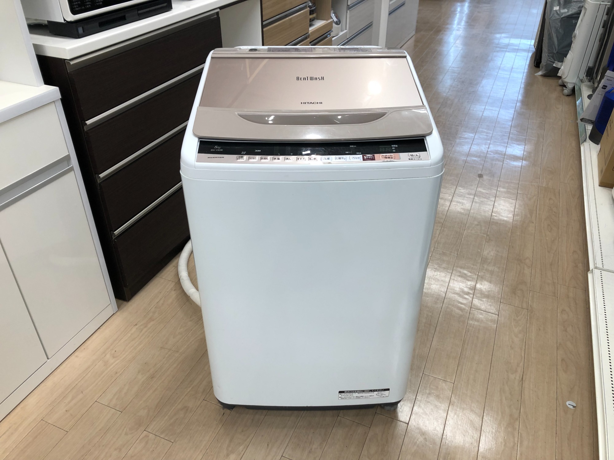 8.0kg大容量】HITACHI(日立)の全自動洗濯機を紹介します！｜2023年02月23日