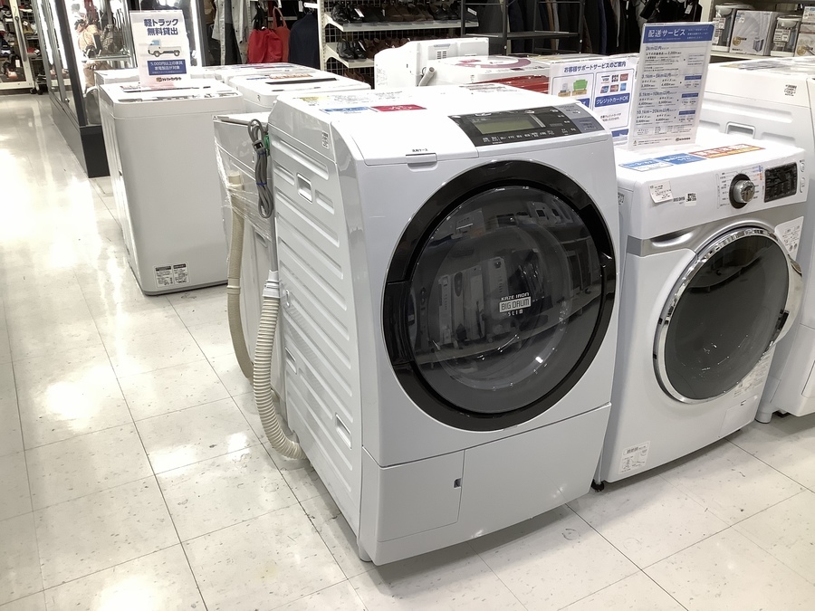 HITACHIヒタチの6.0kgドラム式洗濯乾燥機BD－Sを買取入荷