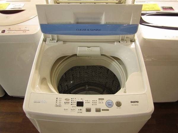 SANYO(サンヨー)の全自動洗濯機(ASW-60BP)を買取入荷致しました