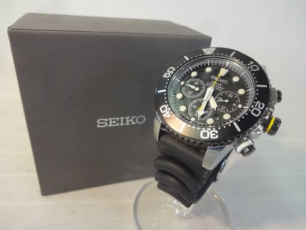 SEIKO(セイコー) V175-0AD0 ソーラー ダイバーズウォッチを買取入荷