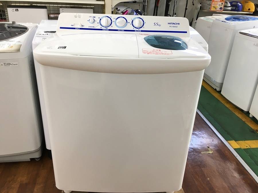 日立(HITACHI) 2槽式洗濯機 PS-55AS2 2017年製」入荷！【大宮店 