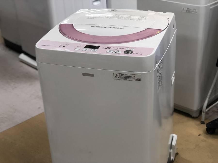 シャープ 洗濯機 2016年製 風乾燥機能付き restaurantecomeketo.com