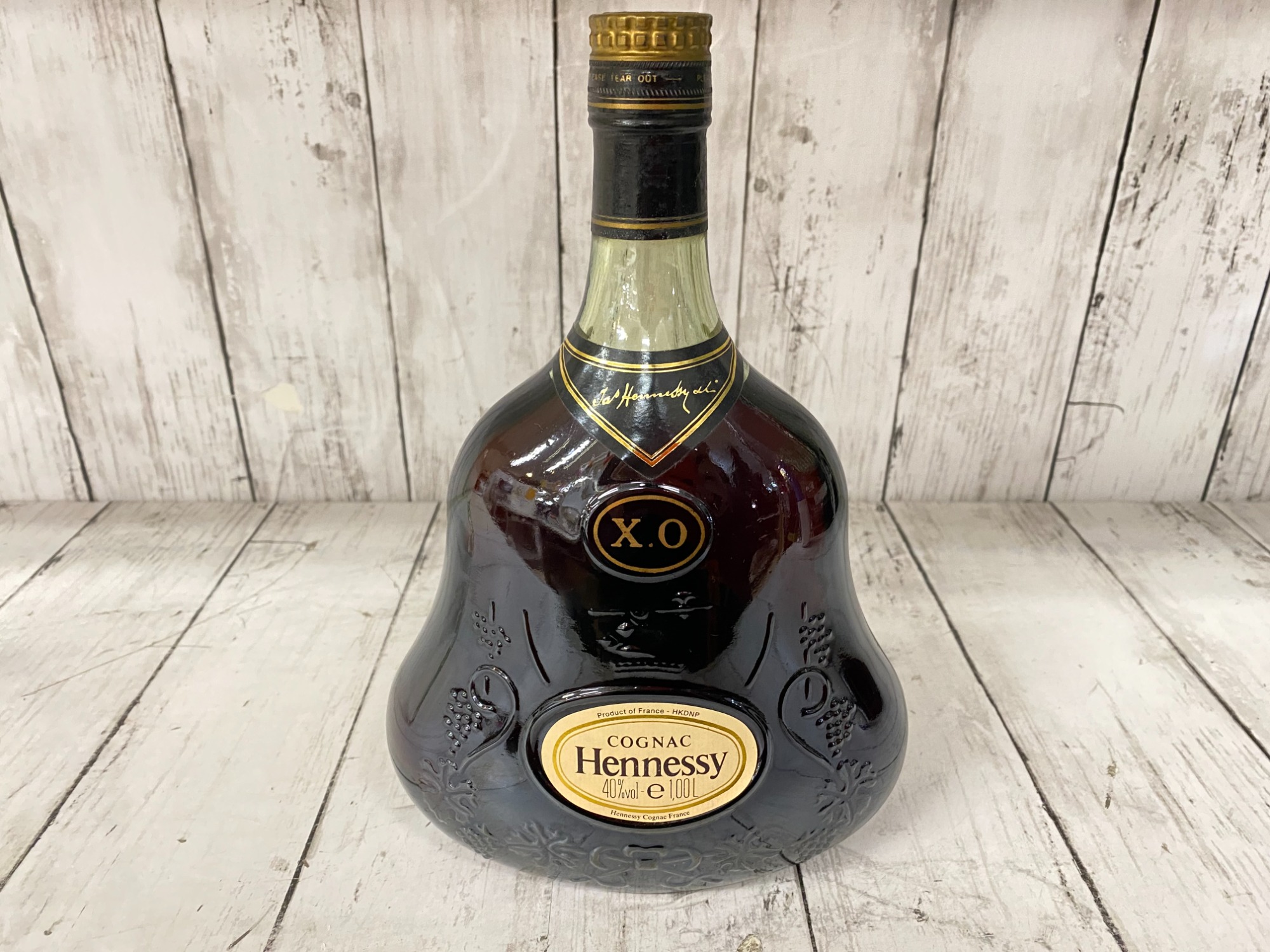 Hennessy(ヘネシー)XO金キャップクリアボトルが買取入荷致しました