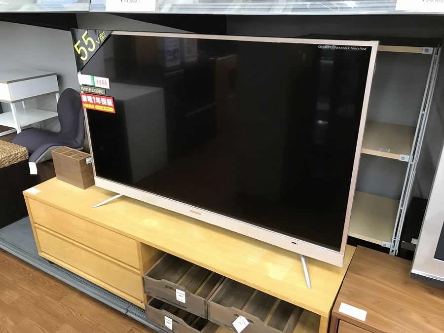 4K対応液晶テレビ AIWA(アイワ) 55インチ TV-55UF10 2018年製 未使用品 