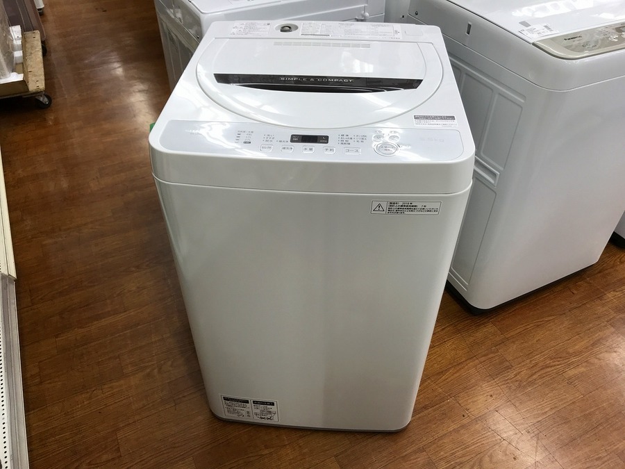 全自動洗濯機 SHARP(シャープ) 5.0kg ES-GE5B 2018年製 入荷致しました