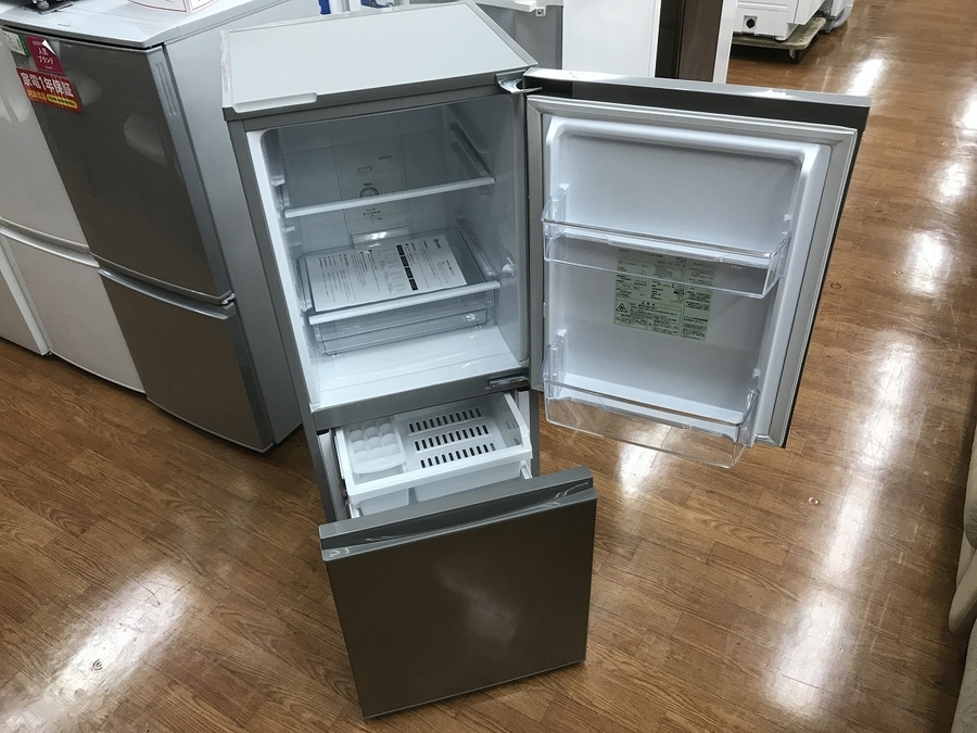 2ドア冷蔵庫 AQUA(アクア) AQR-13H ファン式 2019年製 126L 入荷致し