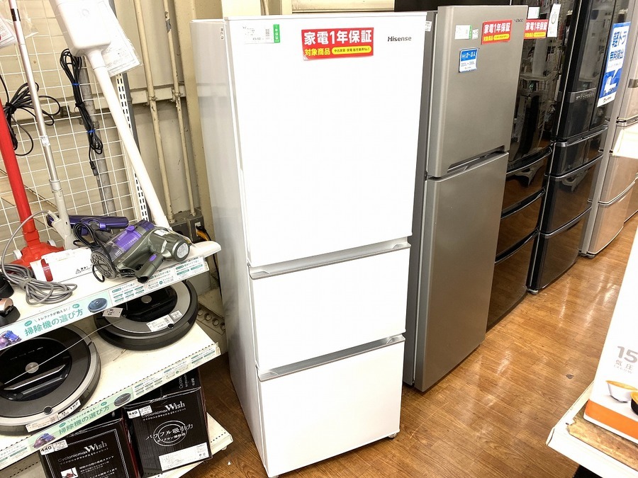 Hisenseハイセンス型番[美品]Hisense製3ドア冷蔵庫 2019年製 - 冷蔵庫