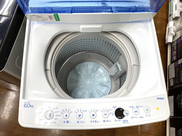全自動洗濯機 Haier(ハイアール) 6.0kg JW-C60FK 2020年製入荷致しまし 