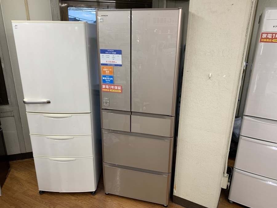 高年式大型冷蔵庫がまたまた入荷！2018年製、日立の6ドア冷蔵庫が買取 ...