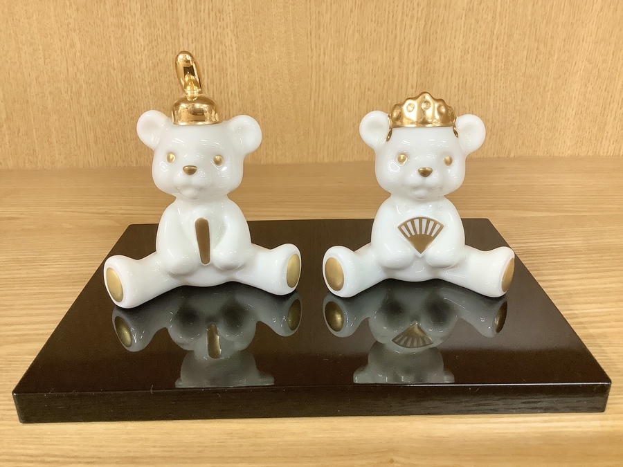 廃番/ノリタケの森限定/浮き輪ベア/森のベアシリーズ/Noritake 陶器 熊