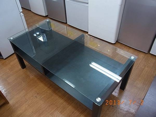 定価約¥50000-東京インテリアガラストップテーブル