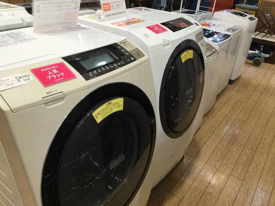 大容量で高年式！！日立のドラム式洗濯機｜BD-T6001Lを買取入荷致し 