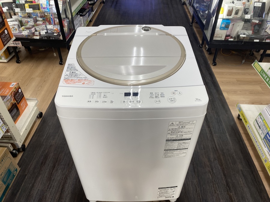 S102 TOSHIBA 10kg洗濯機 AW-10SD2M(N) 2014