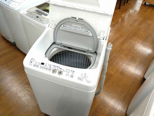 SHARP/シャープ】単身サイズの縦型洗濯乾燥機 ES-TG55L 販売中！【川越 