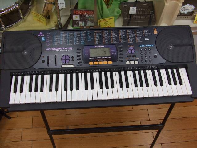 本日も楽器コーナーよりCASIOのキーボード(CTK-660L)のご紹介！【楽器 
