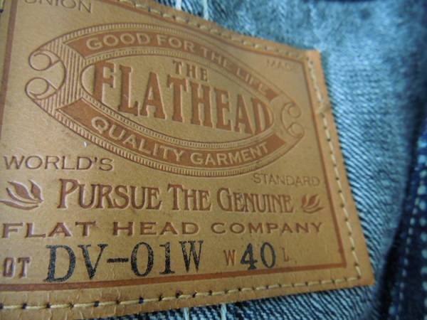 普及タイプ FLAT THE HEAD デニムベスト フラットヘッド Gジャン/デニムジャケット