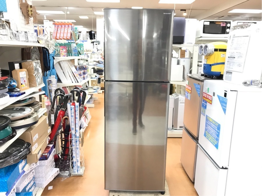2018年冷蔵庫】SHARPの大容量！2ドアトップフリーザー冷蔵庫が入荷致し 
