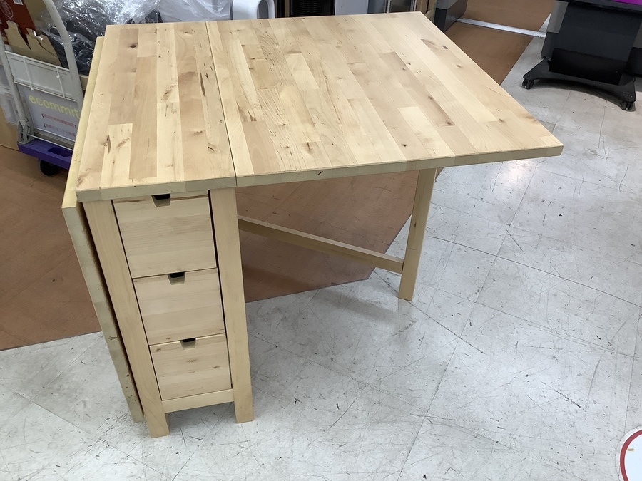 良品】IKEA NORDEN バタフライテーブル - ダイニングテーブル