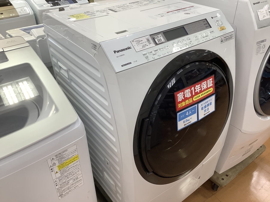 Panasonic（パナソニック）のドラム式洗濯乾燥機【NA-VX8900】ござい 