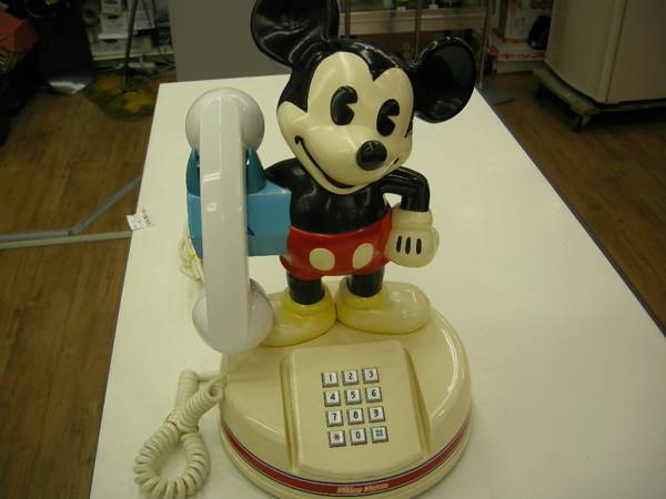 ディズニーファン必見 ミッキーマウスの電話 あります 12年08月13日