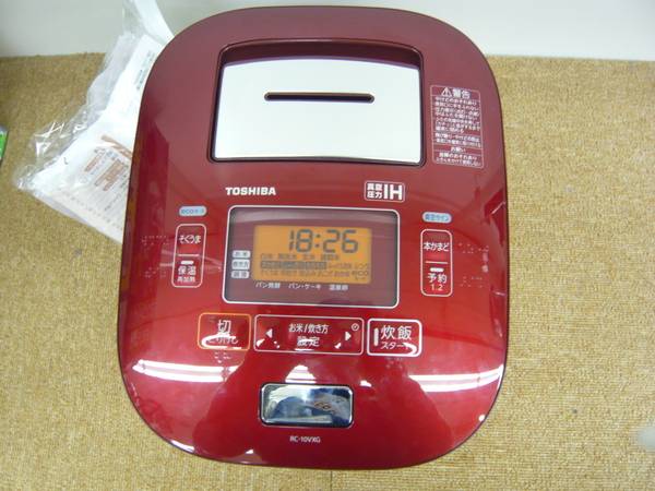 TOSHIBA 真空圧力IH炊飯器 RC-10VXG を買取入荷致しました！｜2014年01 ...