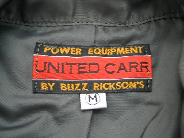 UNITED CARR by BUZZ RICKSON'S (ユナイテッドカー バイ バズリクソン)M-65タイプのフィールドコート 買取入荷！！｜2009年12月24日