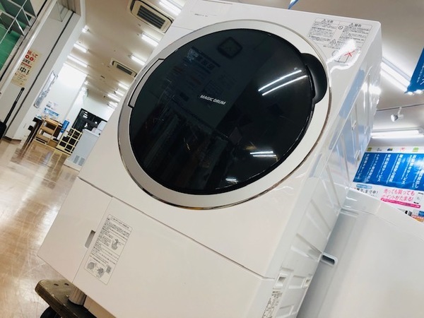TOSHIBA】タッチパネル採用のドラム式洗濯乾燥機入荷！｜2019年08月22 