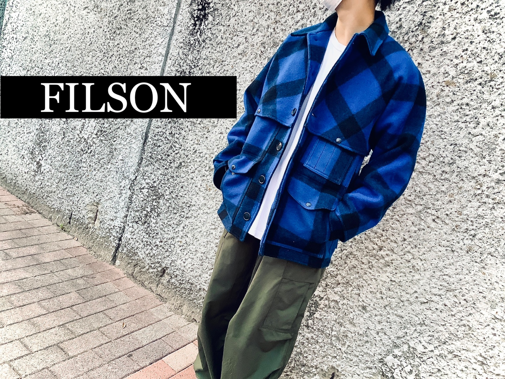 Filson フィルソン ダブルマッキーノクルーザー 青黒 40-