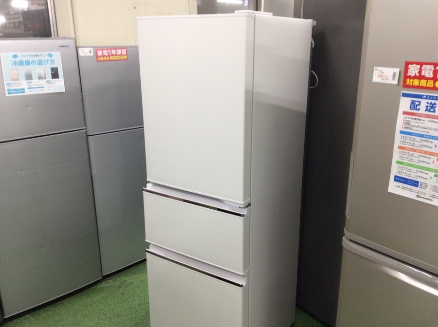 MITSUBISHI（三菱）の３ドア冷蔵庫【MR-CX27D-W】を買取入荷しました
