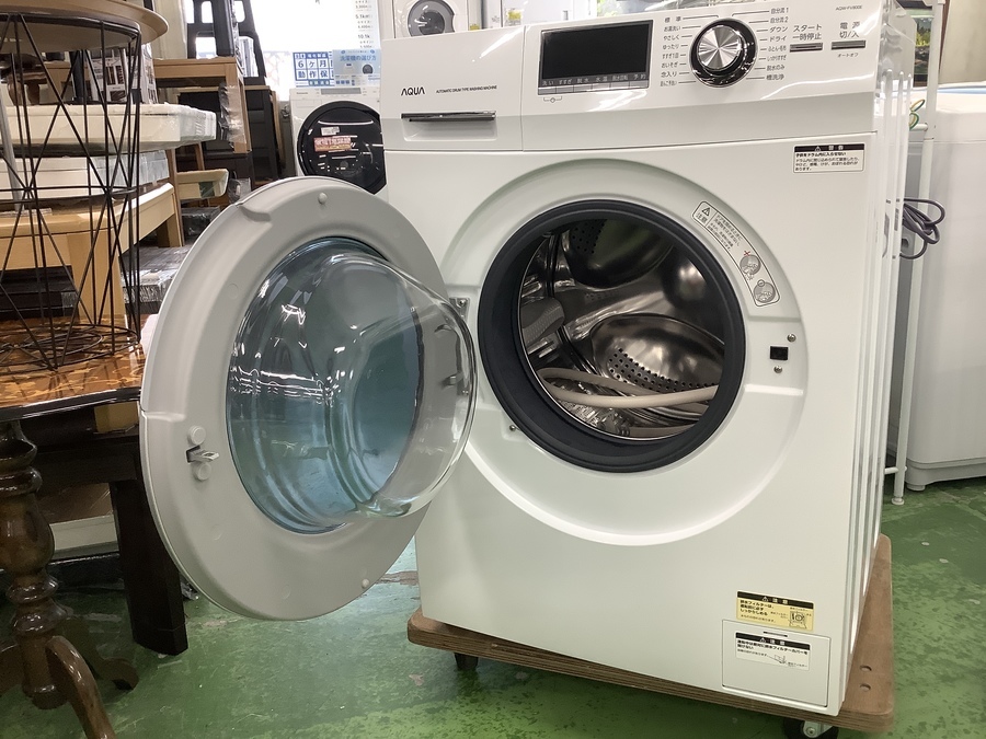 1116Z AQUA ドラム式全自動洗濯機 8.0kg 左開き 2020年左開き