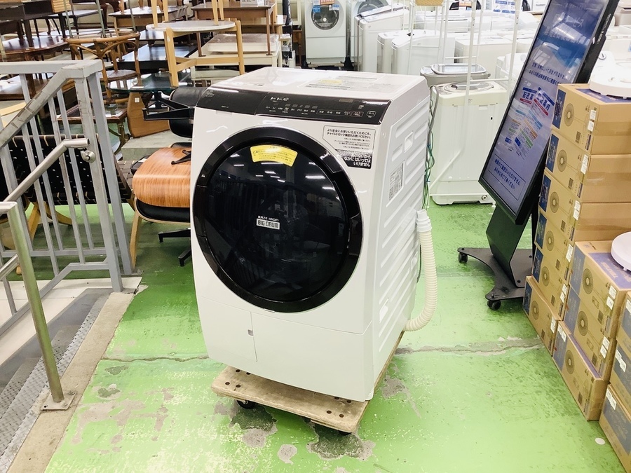 HITACHI ドラム式洗濯乾燥機 BD-SX110FL 2020年製 生活家電 洗濯機 