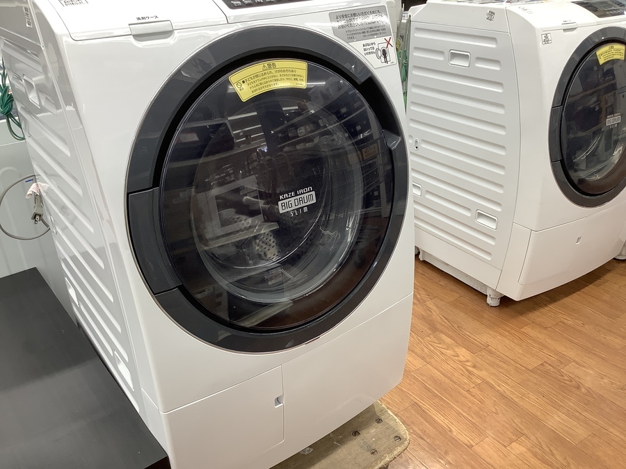 洗濯物が乾かない今の季節に最適!HITACHIのドラム式洗濯乾燥機のご紹介 